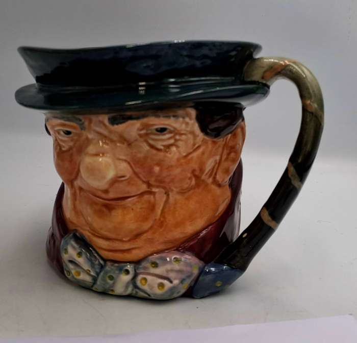 Vintage Large Royal Doulton Tony Weller Character Jug /Toby Jug