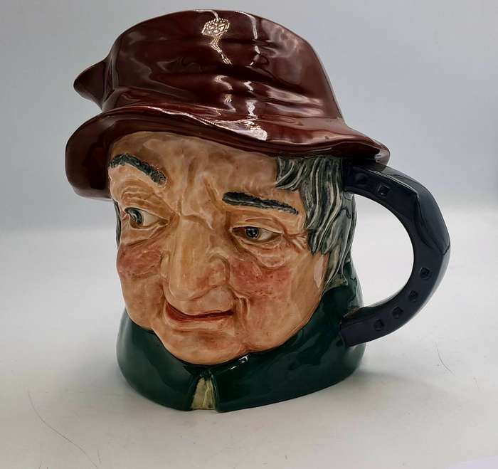 1951 Large Royal Doulton Uncle Tom Cobbleigh D6337 Character Jug /Toby Jug -small chip on inside rim
