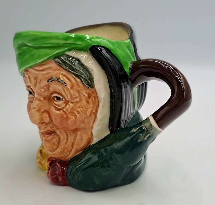 Small Vintage Royal Doulton Sairey Gamp Character Mug /Toby Jug