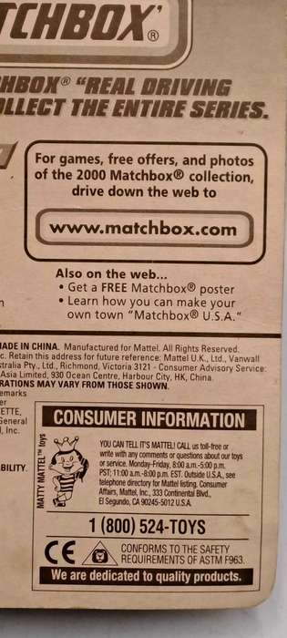1997 Chevrolet Corvette Matchbox  no 85 of 100 worldwide wheels series Mattel Wheels