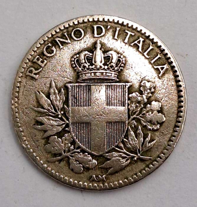 1919 Italy 20 Centesimi Antique Coin