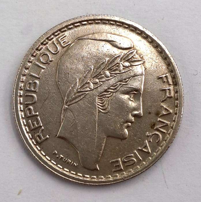 1949 France 10 Francs Small Head