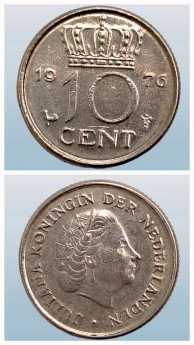 1976 Netherlands 10 Cents - Juliana
