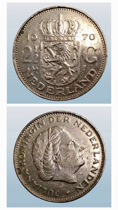 1970 Netherlands 2½ Gulden - Juliana