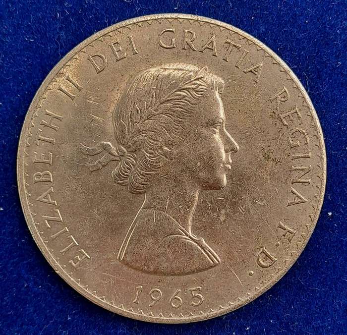 1965 United Kingdom 1 Crown - Elizabeth II Churchill