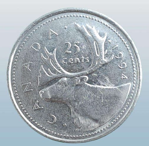 1994 Canada 25 Cents - Elizabeth II 3rd portrait