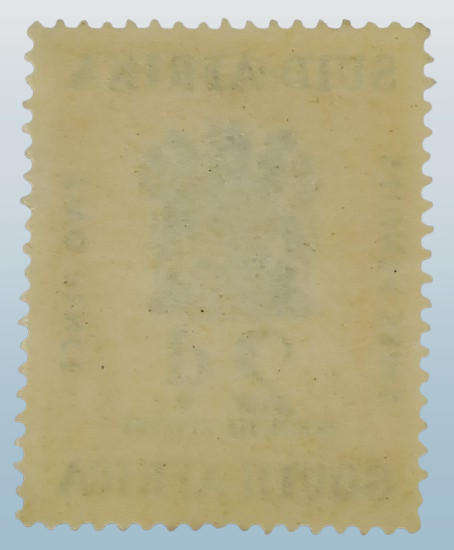 1955 South Africa Union 2 Pence (2d) revenue stamp