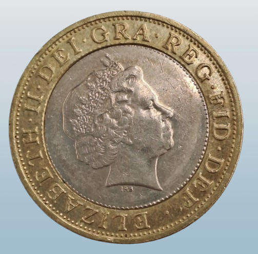 2009 United Kingdom -2 Pounds - Elizabeth II 4th portrait, Technology