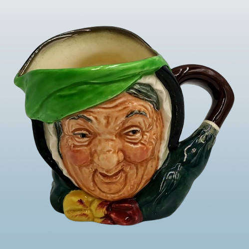 Small Vintage Royal Doulton Sairey Gamp Character Mug /Toby Jug