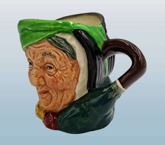 Small Vintage Royal Doulton Sairey Gamp Character Mug /Toby Jug