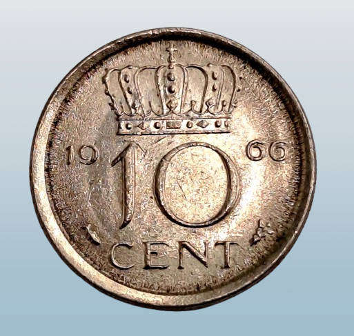 1966 Netherlands 10 Cents - Juliana