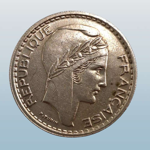 1949 France 10 Francs Small Head