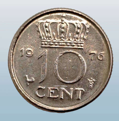 1976 Netherlands 10 Cents - Juliana