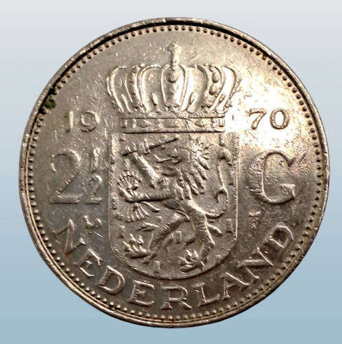 1970 Netherlands 2½ Gulden - Juliana