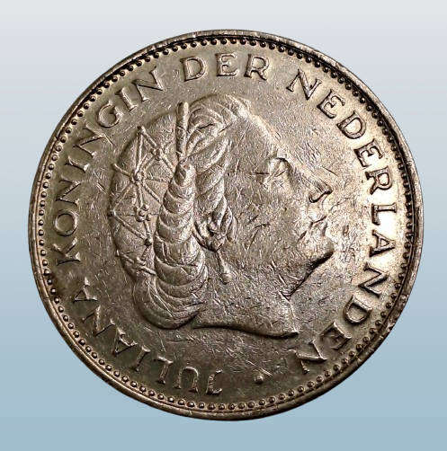 1970 Netherlands 2½ Gulden - Juliana