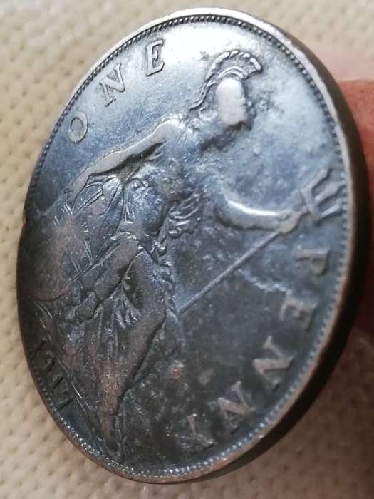 The beautiful 1917 'dark' Penny