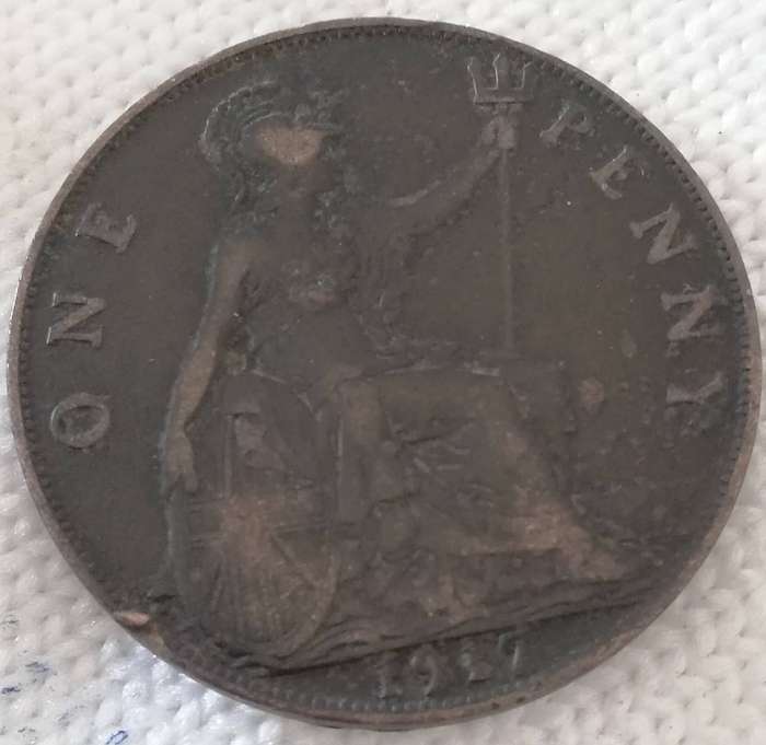 The beautiful 1917 'dark' Penny