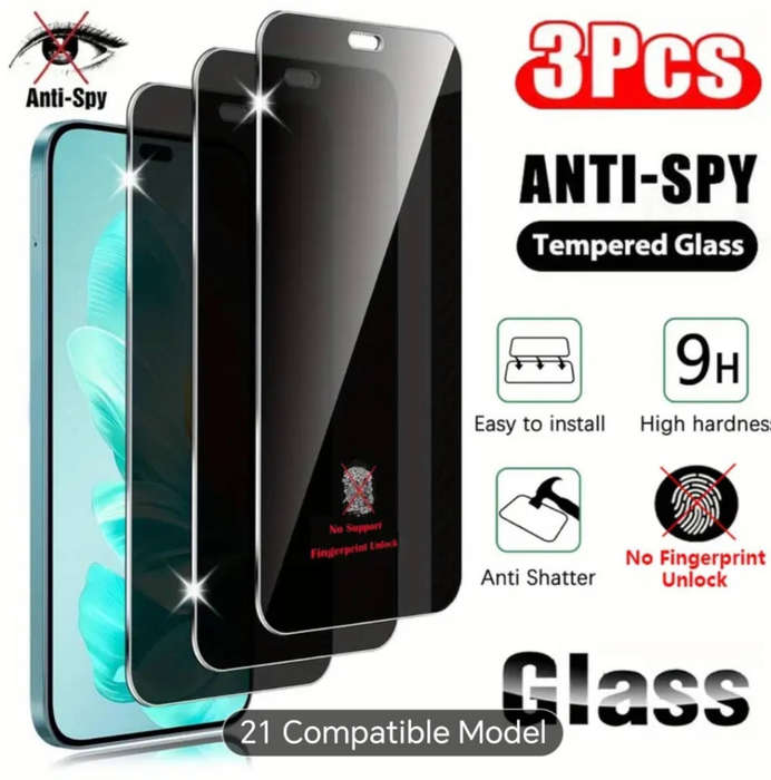 Honor 200/400 Lite Anti Spy Tempered Glass Screen Protector
