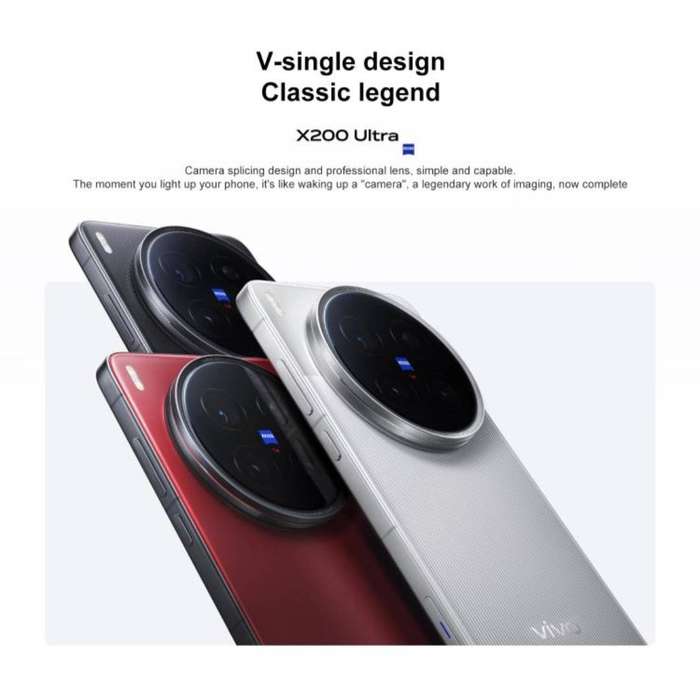 vivo X200 Ultra, 12GB+256GB, Face ID / 3D Ultrasonic Fingerprint, 6.82 inch OriginOS 5 / Android 15