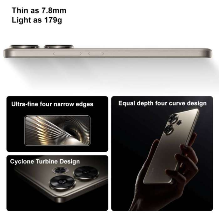 Xiaomi Redmi Turbo 3, 12GB+512GB, 6.67 inch Xiaomi HyperOS Snapdragon 8s Gen 3 Octa Core 3.0GHz, NFC
