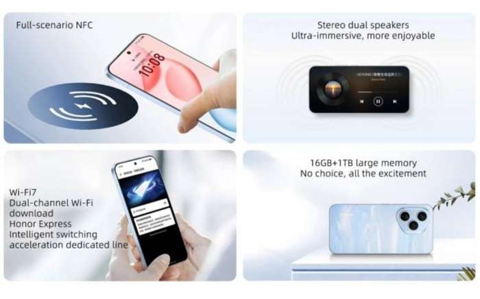 Honor 400 Pro, 12GB+512GB, Screen Fingerprint, 6.55 inch MagicOS 9.0 / Android 15 Snapdragon 8 Gen 3
