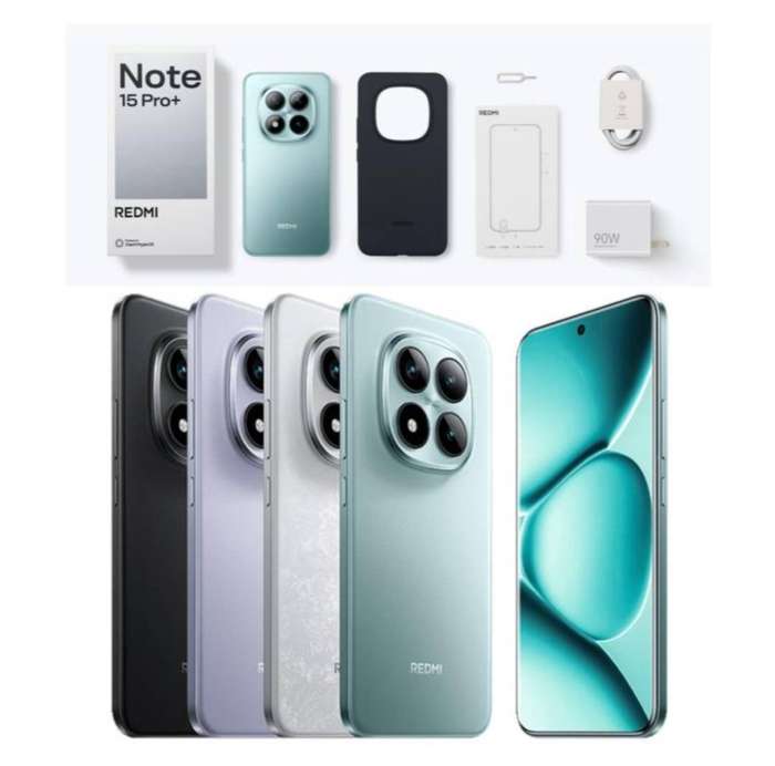 Xiaomi Redmi Note 15 Pro+ 5G, 16GB+512GB, 6.83 inch Xiaomi HyperOS 2 Snapdragon 7s Gen 4 Octa Core