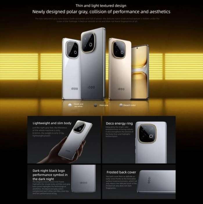 vivo iQOO Z10 Turbo+, 12GB+512GB, Screen Fingerprint, 6.78 inch Android 15 OriginOS 5 Dimensity 9400