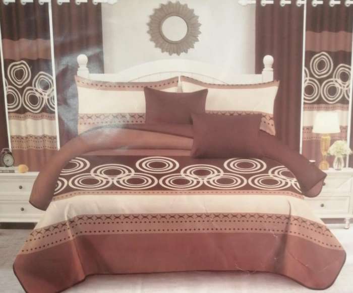 5 Piece Quilted Bedspread Set, Size: Queen