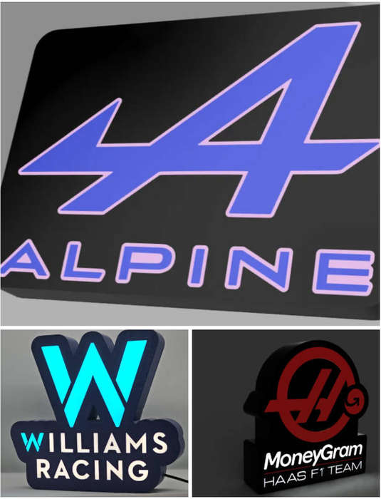 Formula One Team Lightboxes  All 10 Teams Available