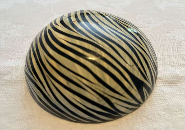 Decorated Horn Bowl & Spoon Set