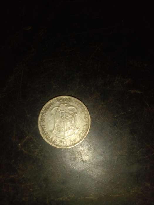 20 cent  1962 fine silver eendrag maaka mag