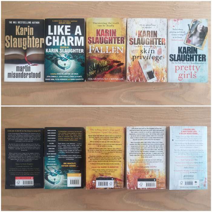 Karin Slaughter : Bundle-of-5 : Like A Charm/Skin Privilege/Martin Misunderstood/Fallen/Pretty Girls