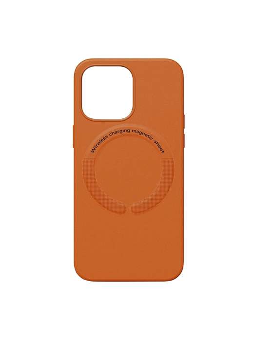 MagSafe Magnetic Leather Case (Brown) for iPhone 15 Pro Max