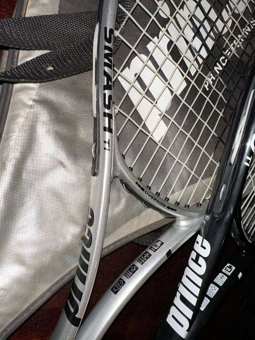 2x Prince Rackets with covers * SMASHti  & PROti .   (Free Slazenger rackets included)