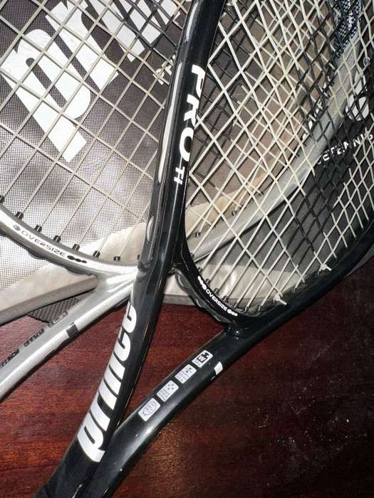 2x Prince Rackets with covers * SMASHti  & PROti .   (Free Slazenger rackets included)