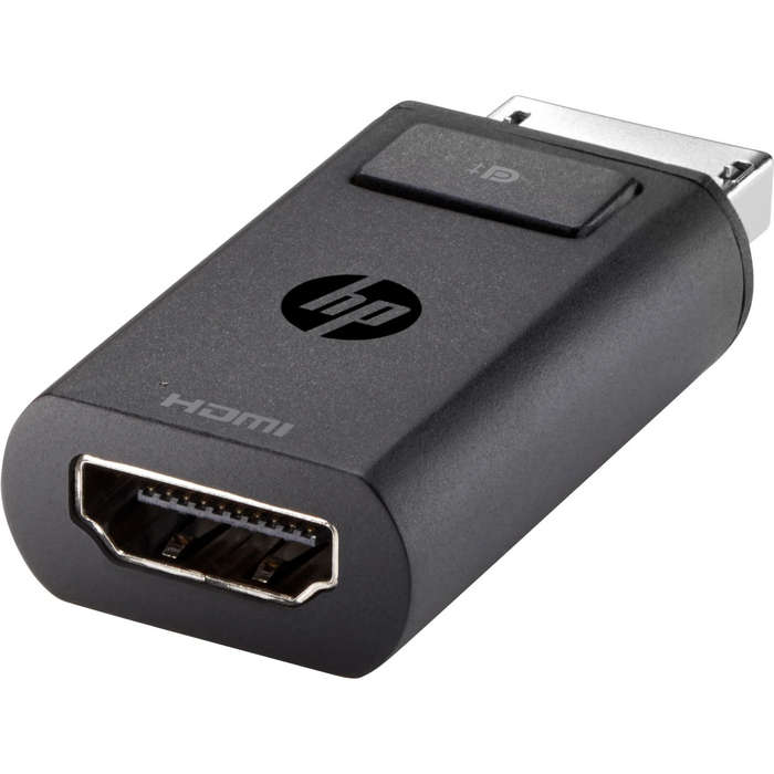 HP DisplayPort to HDMI 1.4 A/V Adapter, Digital Audio/Video Converter, Male DisplayPort to Female HD