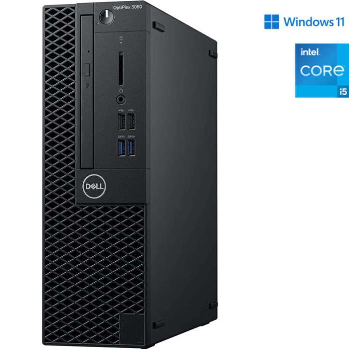 Dell OptiPlex 3060 SFF Computer - i5 8500 - 8GB PC4 - 256GB SSD - Win11Pro - Refurb