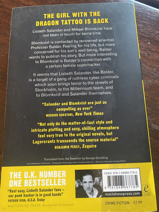 The Girl in the Spiders Web by David Lagercrantz