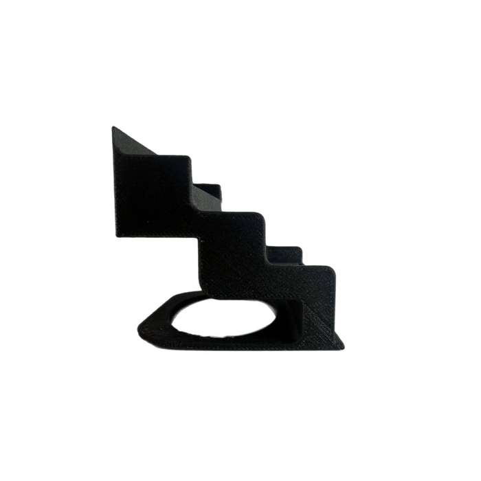 3-Tier Trading Card Display Stand (Fits Standard Size Cards) - Black