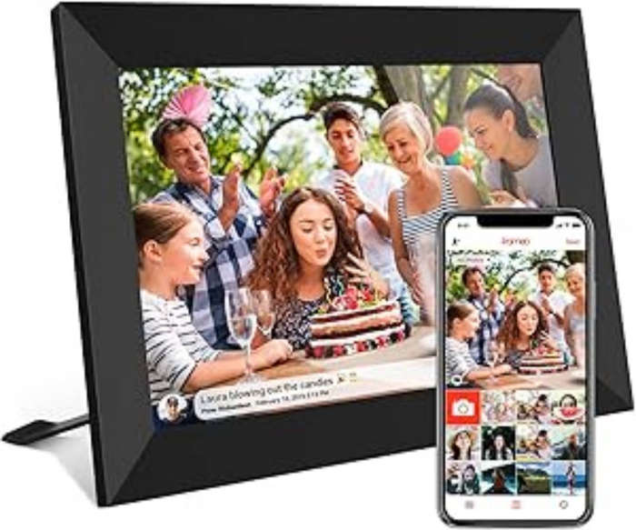 32GB FRAMEO 10.1 Inch Smart WiFi Digital Photo Frame 1280x800 IPS LCD