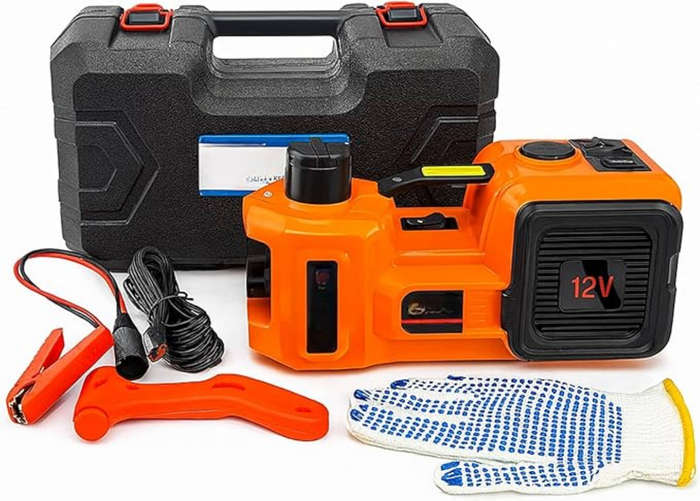 5 Ton Electric Hydraulic Floor Jack  12V 180W Car Jack with Remote Control 