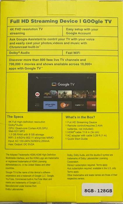 4K streaming box TV BOX