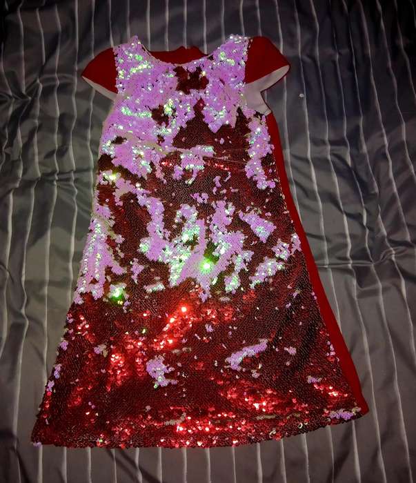 Girls dress with sequence