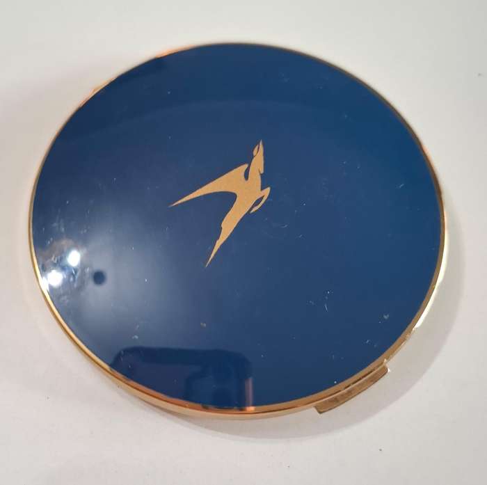 Vintage South African Airways Powder Compact