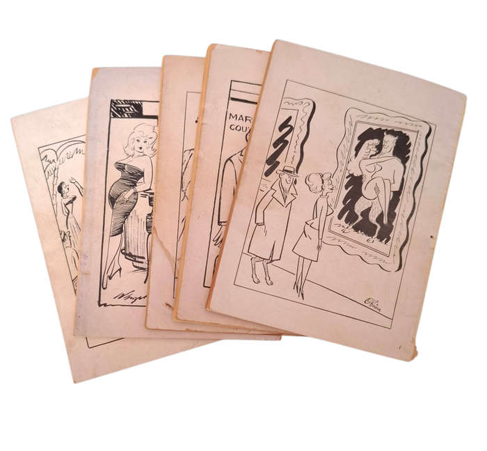 Vintage 1961 - 1962 Broadway Laughs Soft Covers Bundle of 5