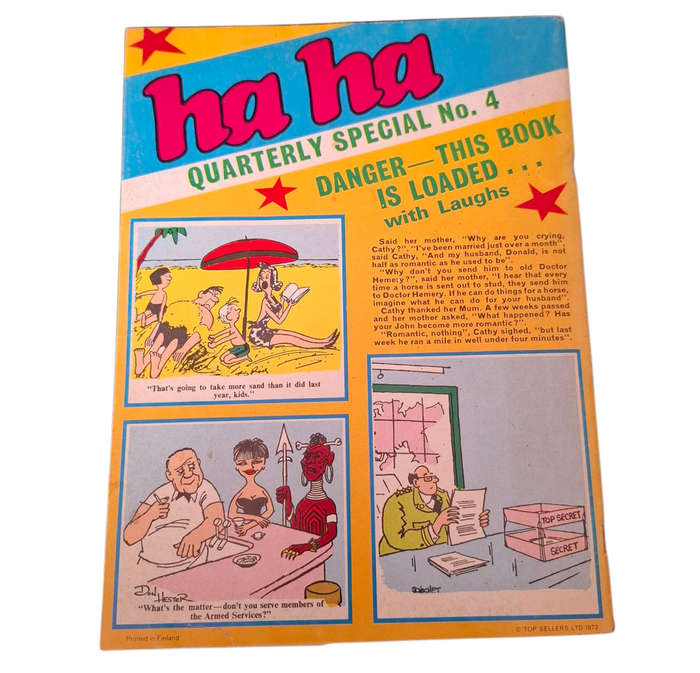 Vintage Ha Ha Quarterly Special No.4