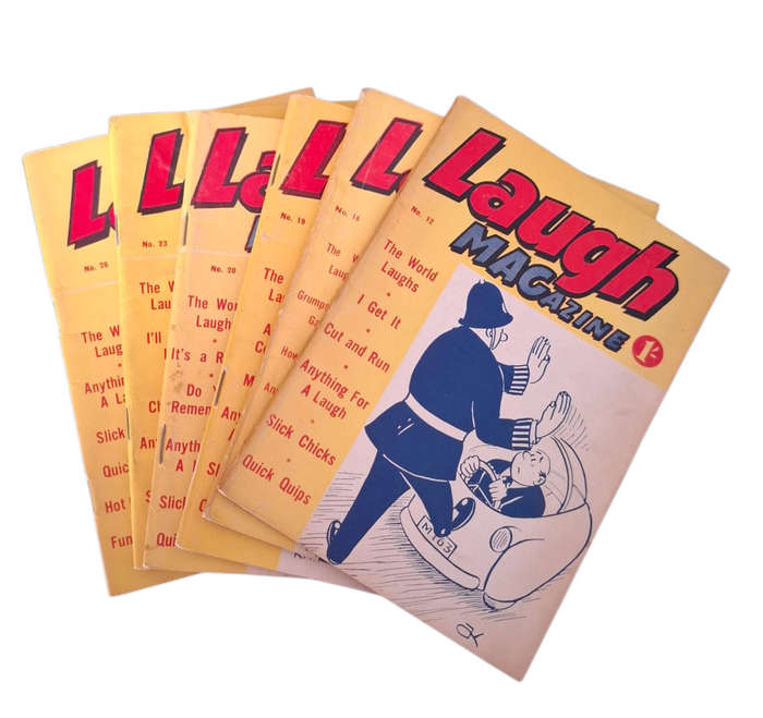 Vintage Laugh Magazines No. 12, 16, 19, 20, 23, 26