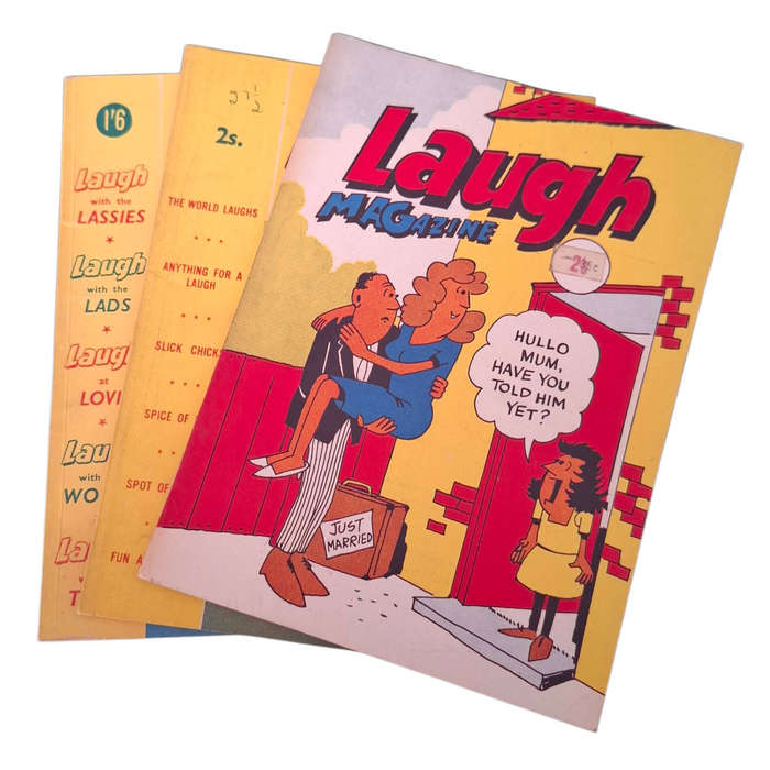 Vintage Laugh Magazines Bundle of 3