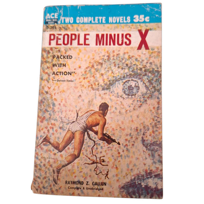 Vintage Ace Double Novels People Minus X / Lest We Forget Thee, Earth D291