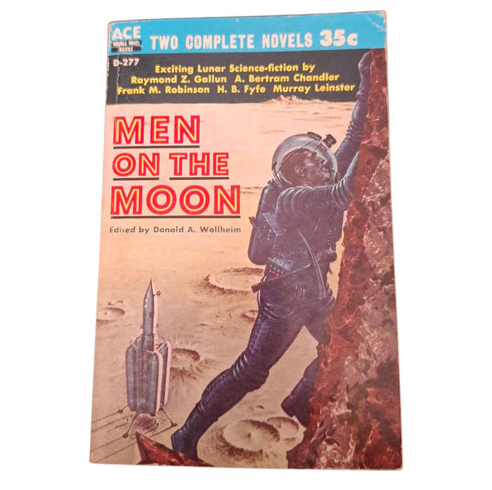Vintage Ace Double Novels Men on the Moon / City on the Moon D277